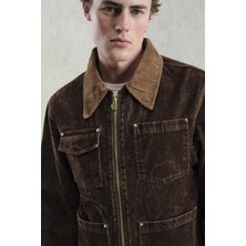 Giesto Gold Detaylı Kahverengi Ceket