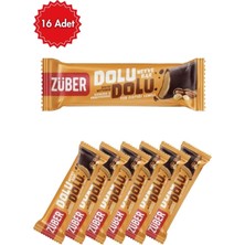 Züber Dolu Dolu Yer Fıstığı Ezmeli Meyve Bar 30 G x 16 Adet | Sağlıklı Atıştırmalık | Doğal Enerji ve Lezzet