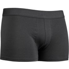 Saykı Gri  Pamuklu Boxer