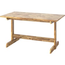 IKEA Nackanas Yemek Masası Akasya 140 x 76 Cm 4 6 Kişilik