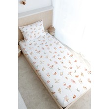 Tuğba Kuğu Tek Kişilik Lastikli Çarşaf Seti - Pureline Series - Soft Bloom