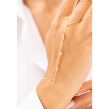 Zeyd Jewelry Çoklu Balık Figürlü Taşlı 14 Ayar Altın Şahmeran