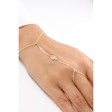 Zeyd Jewelry Taşlı Balık Figürlü 14 Ayar Altın Şahmeran