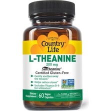 Country Life Suntheanine L-Theanine Stress Relief Inositol Focus & Better Sleep Brain & Cognitive