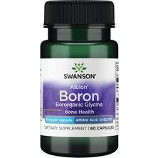 Swanson Albion Boron (Demir Takviyesi) 6 Mg 60 Capsul