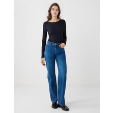 Jimmy Key Mid Rodeo Normal Paça Yüksek Bel Denim Pantolon