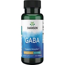 Swanson Gaba High Potency 500 Mg 100 Capsul