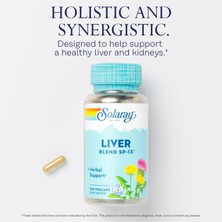 Solaray Liver Milk Thistle , Kelp Sp-13 100 Herbal Capsules