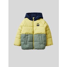 Benetton Erkek Çocuk Renkli Mont 1-6 Yaş Sarı