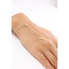 Zeyd Jewelry Işıltılı Yıldız Karması 14 Ayar Altın Şahmeran