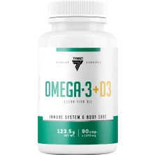 Trec Nutrition Trec Omega 3 + D3 Vitamin 2000 Uı 90 Caps