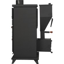 Ms Pelet Soba Manuel Fanlı Fırınlı Odunlu Pelet Soba