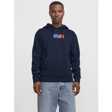 Jack & Jones Jack&jones 12268422 Kapsonlu Erkek Sweat - Lacivert