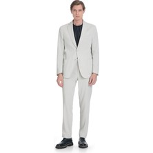 Hatemoğlu Keten Slim Fit Mono Yaka Casual Takım Elbise