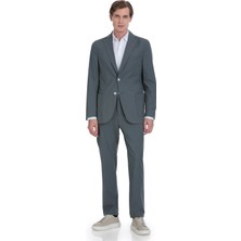 Hatemoğlu Antrasit Slim Fit Mono Yaka Casual Takım Elbise