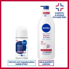 Nivea Kadın Roll-On Deodorant Derma Control Natural Tone 50ML ve Repair&care Nemlendirici Vücut Losyonu