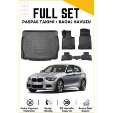 Ko Kaliteoto Bmw 1 Serisi F20 2011-2012-2013-2014 Model Birebir Uyumlu Bagaj Havuzu+Paspas Seti
