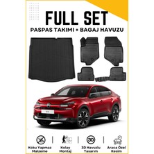 Ko Kaliteoto Citroen C4X 2025 Model Birebir Uyumlu Bagaj Havuzu+Paspas Seti