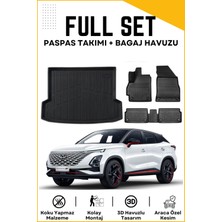 Ko Kaliteoto Chery Omoda 5 2023-2024-2025 Model Birebir Uyumlu Bagaj Havuzu+Paspas Seti