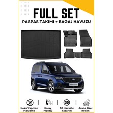 Ko Kaliteoto Ford Connect 2025 Model Birebir Uyumlu Bagaj Havuzu+Paspas Seti