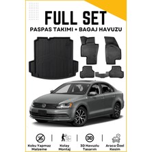Ko Kaliteoto Volkswagen Jetta 2012 Cepli Model Birebir Uyumlu Bagaj Havuzu+Paspas Seti