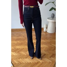 Magarde Marka Model Ispanyol Jean- Koyu Lacivert