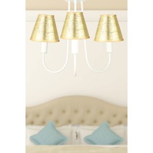 Begüsa Elina 3.lü Avize Beyaz No:04