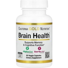 California Gold Nutrition Brain Health  60 Veggie Caps
