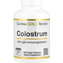 California Gold Nutrition Colostrum Gut Bovine Pre-Milk Immune Support 240 Veggie Caps
