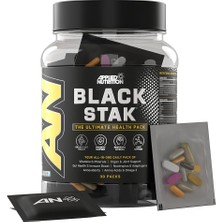 Applied Nutrition Black Stak-The Immune Multivitamin Antioxidant Amino Nootropic Join Support 30 Pac
