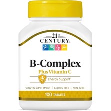 21ST Century B Complex Plus Vitamin C 100 Tablets