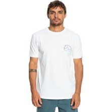 Quiksilver Originalbarrel Erkek Beyaz Tişört
