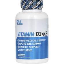 Evlution Nutrition Vitamin D3+K2 60 Veggie Caps