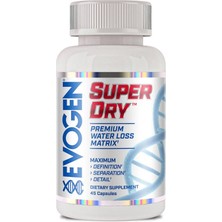 Evogen Super Dry Premium Water Control Matrix Fat Burner 45 Kapsül