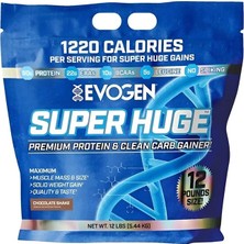 Evogen Powder Super Huge Protein Mass Gainer, Pack 5.44 kg - Çikolata