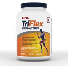Gnc Triflex Fast-Acting 120 Caplets - Glukozamin , Boswellia , Msm , Chondroitin)