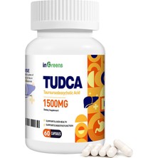 Ingreens Tudca High Pure Tauroursodeoxycholic Salts Liver Cleanse Detox And Repair 1500 Mg 60 Caps