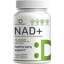 Deal Supplement Nad+ Women & Men Promote Energy, Anti-Aging Cell Regeneration 1000MG 120 Veggie Caps