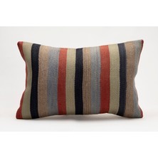 Kilim Wholesale El Yapımı Kilimden Yapılmış Vintage Kırlent Kılıfı, Yün, 40X60 cm