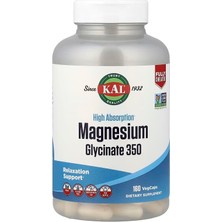 Kal High Absorption Magnesium Glycinate 350 160 Vegcaps