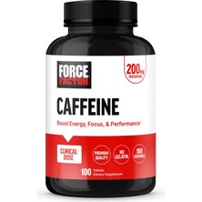 Force Factor Caffeine 200 Mg 100 Tablets