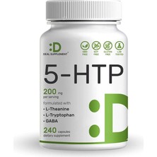 Deal Supplement 5-Htp Theanine Gaba 200MG Per Serving, 240 Capsules