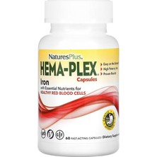 Naturesplus Hema-Plex + Iron +Niacin+Copper+Selenium+Benfotiamine 60 Fast-Acting Softgels
