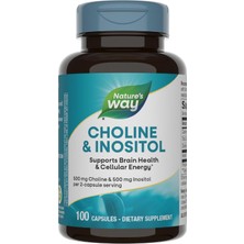 Nature’s Way Nature's Way Choline(Kolin) & Inositol, Supports Brain Health & Cellular Energy 100 Caps