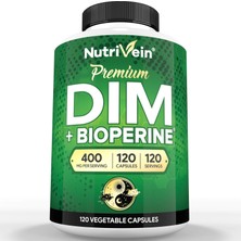 Nutrivein Dım Supplement 400MG Diindolylmethane Plus Bioperine - 120 Caps
