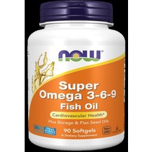 Now Foods Now Omega 3 3-6-9 90 Softgels