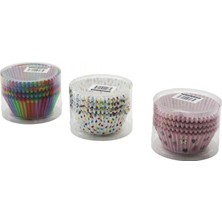 MiraLive 1200 Adet Yuvarlak - Ince Muffin Kağıt Kek Kapsülü Ağız Çap: 6.5cm - Derinlik: 2.5cm (4887)