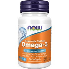 Now Foods, Omega-3 Fish Oil, 1,000 Mg, 30 Softgels
