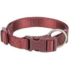 Trixie Köpek Premium Boyun Tasması M-L Bordo