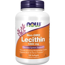 Now Foods Lecithin 1200 Mg With Phosphatidyl Choline 100 Softgels
